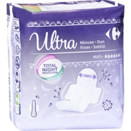 X9Serviettes Ultra Mince Premium Nuit CRF