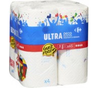 X4 Rouleaux Essuie-Tout Déco Ultra Absorbant CRF