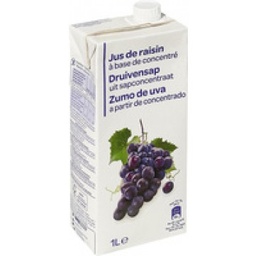 1L Brique De Jus De Raisin À Base De Concentré PP Blanc